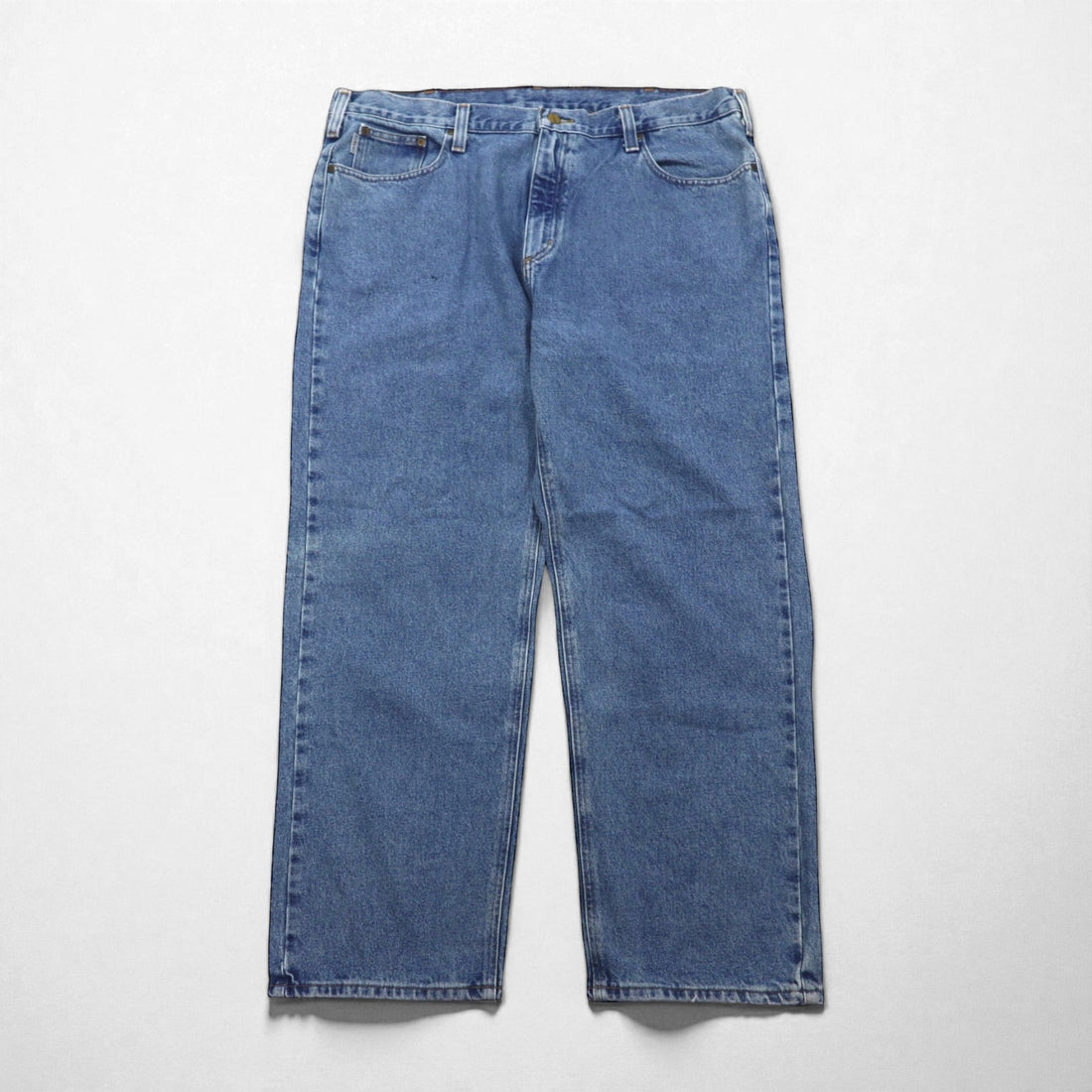 carhartt ワイド デニムパンツ ジーンズ XL リラックスフィット インディゴ Relaxed Fit ビッグサイズ B460 LVB