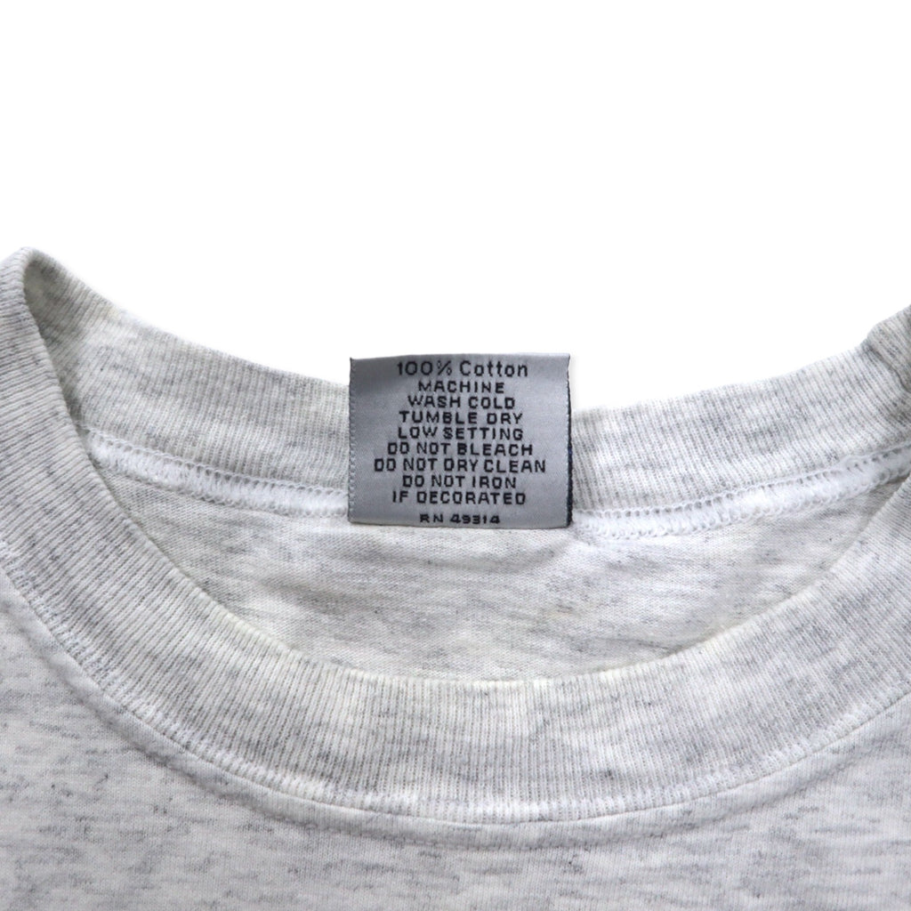 Made in USA 90s GEAR FOR SPORT Printed T-Shirt L Grey Cotton PENN STATE BIG TEN