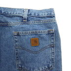 carhartt ワイド デニムパンツ ジーンズ XL リラックスフィット インディゴ Relaxed Fit ビッグサイズ B460 LVB