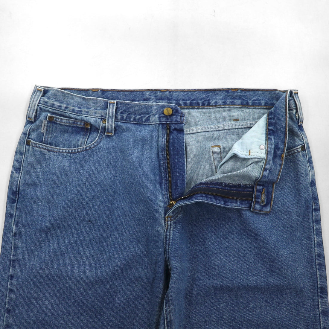 carhartt ワイド デニムパンツ ジーンズ XL リラックスフィット インディゴ Relaxed Fit ビッグサイズ B460 LVB