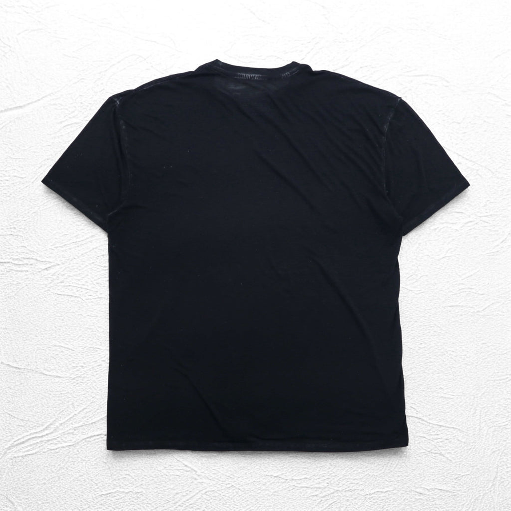 Hard Rock CAFE Vintage-Like Pigment T-Shirt XXL Black Big Size LAS VEGAS