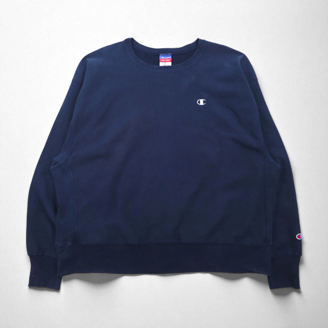 Champion Reverse Weave Sweatshirt, Size 2XL, Navy