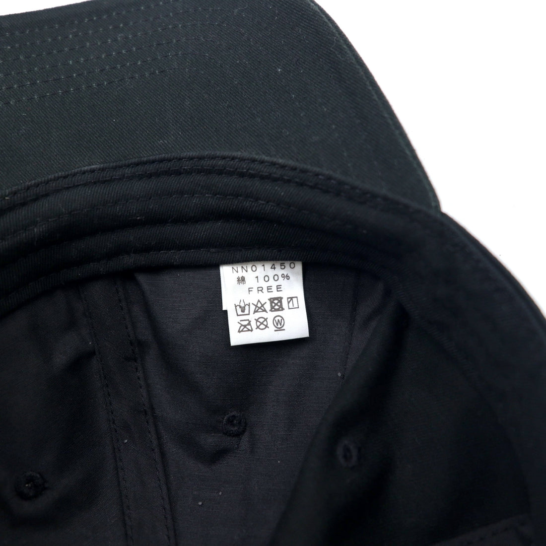 THE NORTH FACE Logo Embroidery Trekking Cap FREE Black Cotton NN01450