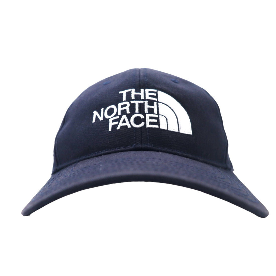 日本然リトテ-古着オンライン-THE NORTH FACE ロゴ刺繍 トレッキング キャップ FREE ネイビー コットン NN01450-THE NORTH FACE Logo Embroidery Trekking Cap FREE Navy Cotton NN01450