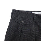 90s USA Vintage Trousers 2タック ワイド スラックス パンツ M グレンチェック サスペンダーボタン プリーツ AUSTIN REED 90年代 USA製