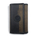 FENDI Made in Italy Pecan 6-ring key case Black Beige PVC Leather 2284/513516