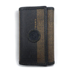 FENDI Made in Italy Pecan 6-ring key case Black Beige PVC Leather 2284/513516