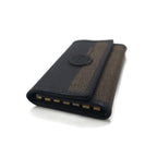 FENDI Made in Italy Pecan 6-ring key case Black Beige PVC Leather 2284/513516