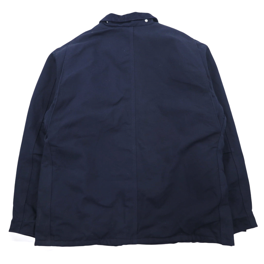 Carhartt Duck Traditional Coat 2XL Navy Padded Quilted Liner Corduroy Collar C003-DNY Unused