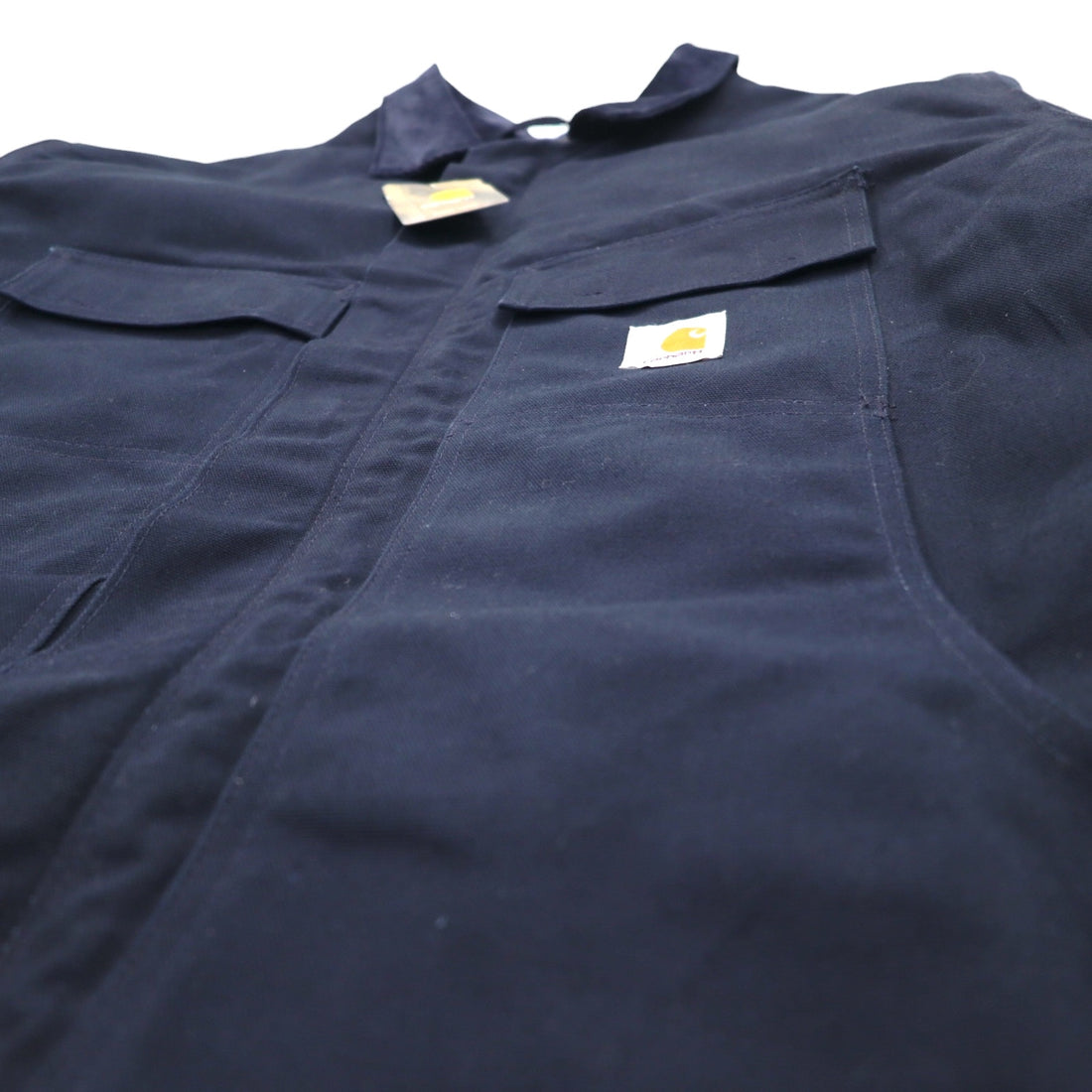Carhartt Duck Traditional Coat 2XL Navy Padded Quilted Liner Corduroy Collar C003-DNY Unused