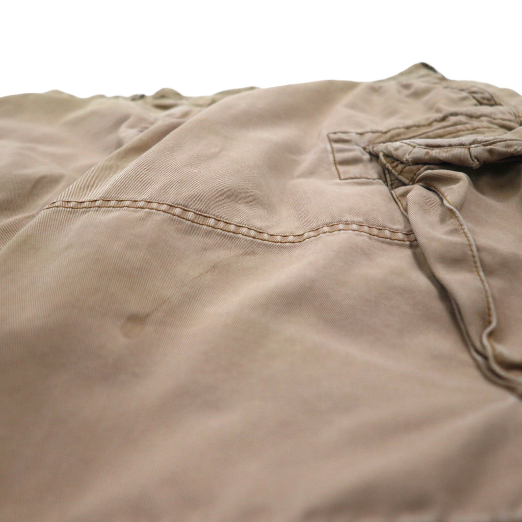 Polo by Ralph Lauren 90年代 ポロチノ バギー ショート カーゴパンツ L ベージュ コットン 膝下丈