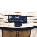 Polo by Ralph Lauren 90年代 ポロチノ バギー ショート カーゴパンツ L ベージュ コットン 膝下丈