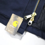 Carhartt Duck Traditional Coat 2XL Navy Padded Quilted Liner Corduroy Collar C003-DNY Unused