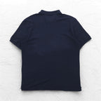 NAUTICA Polo Shirt, XL, Navy, Cotton, Pique, One Point Logo Embroidery