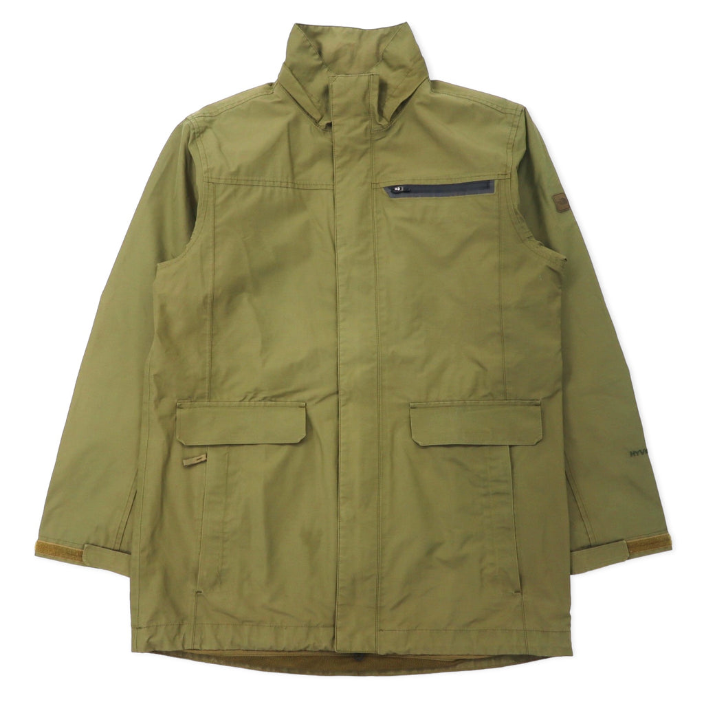 日本然リトテ-古着オンライン-THE NORTH FACE マウンテンジャケット L カーキ ナイロン HYVENT 防水-THE NORTH FACE Mountain Jacket L Khaki Nylon HYVENT Waterproof