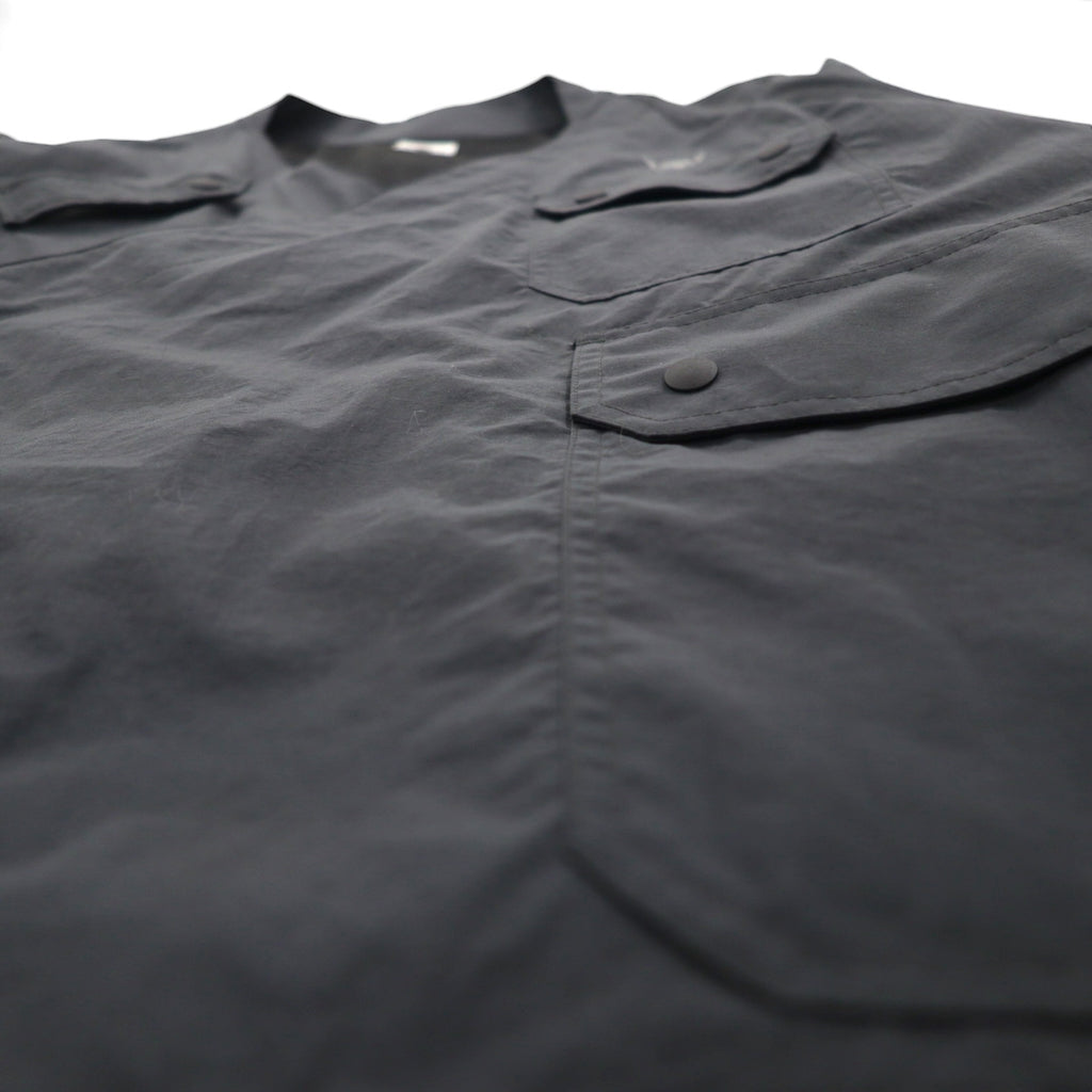 South2 West8 作務衣 Sherpa Jacket シェルパジャケット S グレー ナイロン EJ801 日本製