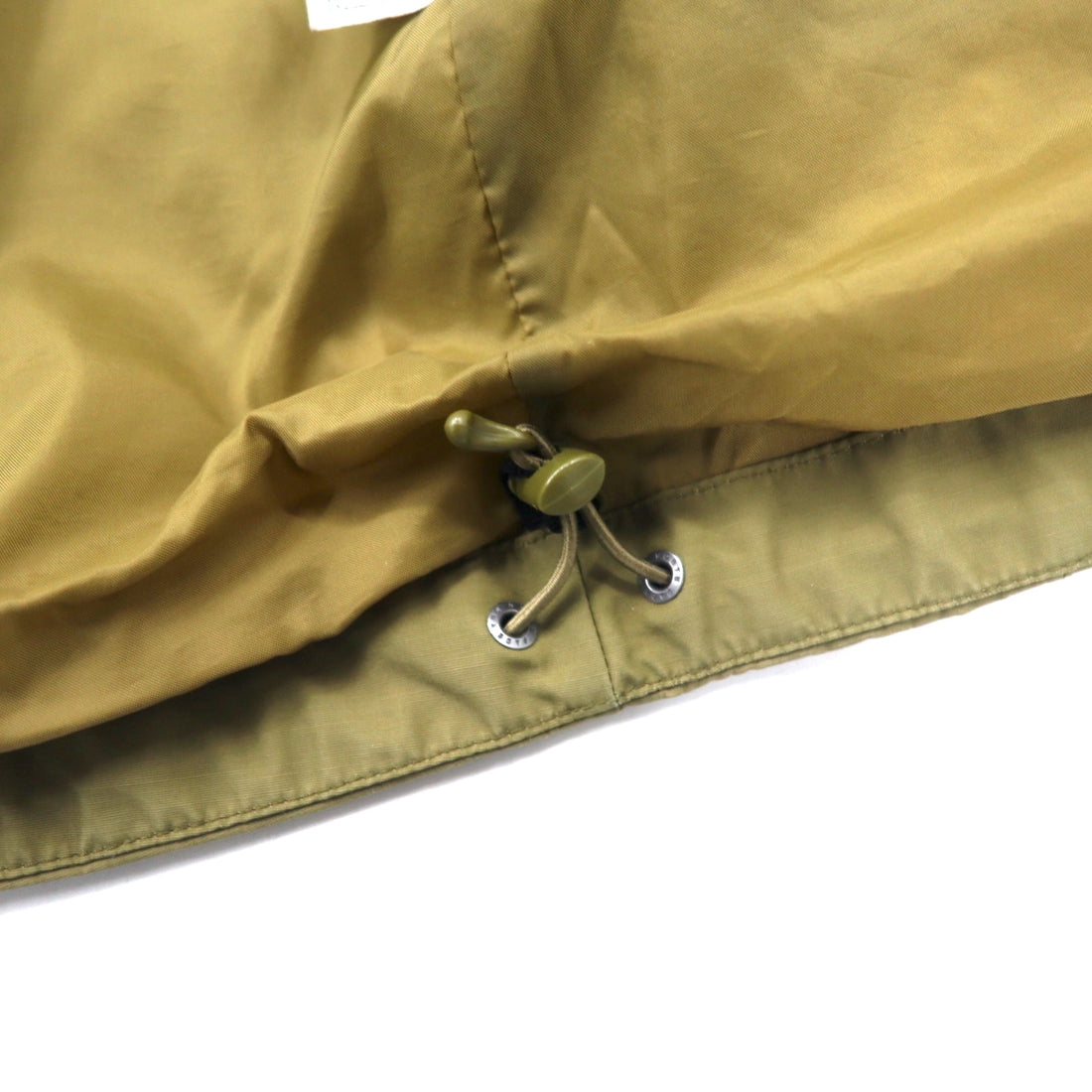 THE NORTH FACE Mountain Jacket L Khaki Nylon HYVENT Waterproof