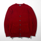 Vintage Knit Cardigan ニット カーディガン L レッド アクリル Vネック Cypress Links SPORTSWEAR