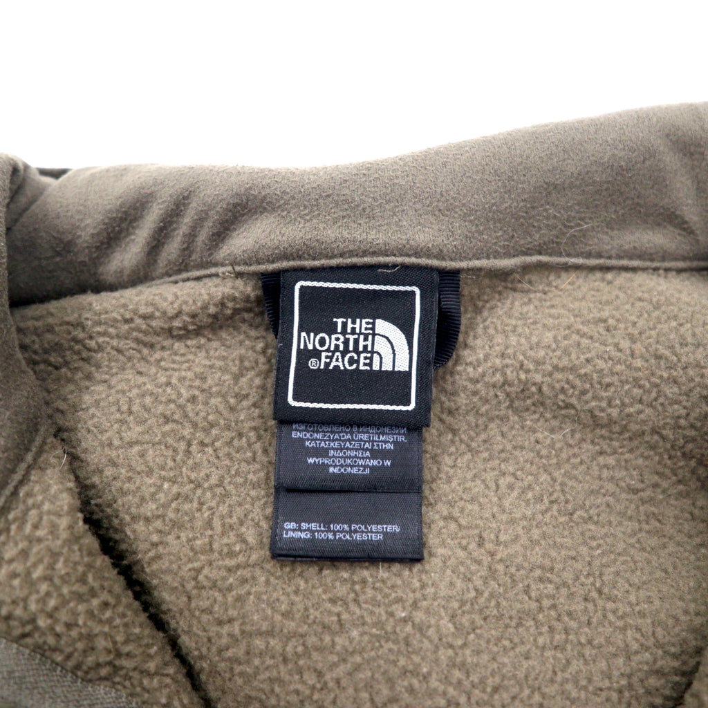 THE NORTH FACE 3WAY Mountain Parka M White Khaki Polyester HYVENT Waterproof Breathable Fleece Liner Removable US Standard