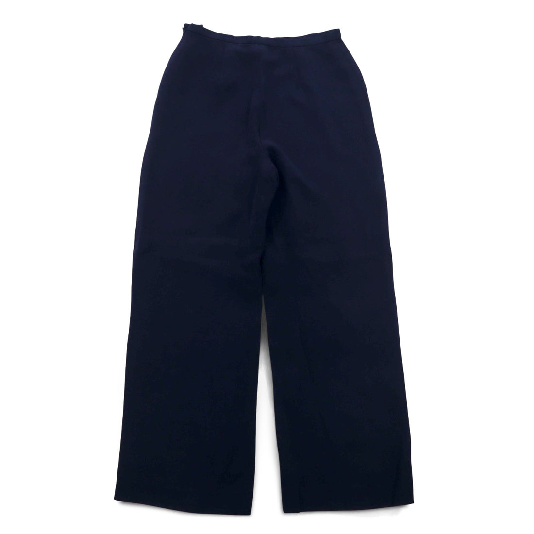 Burberrys 90s Wide Slacks Pants, Medium, Navy, Rayon