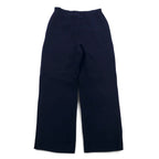 Burberrys 90s Wide Slacks Pants, Medium, Navy, Rayon