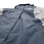 THE NORTH FACE 3WAY Mountain Parka M Blue Nylon HYVENT Waterproof Breathable Fleece Liner Detachable Hood US Standard