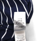 POLO RALPH LAUREN Striped Polo Shirt XL Navy Cotton Small Pony Embroidery