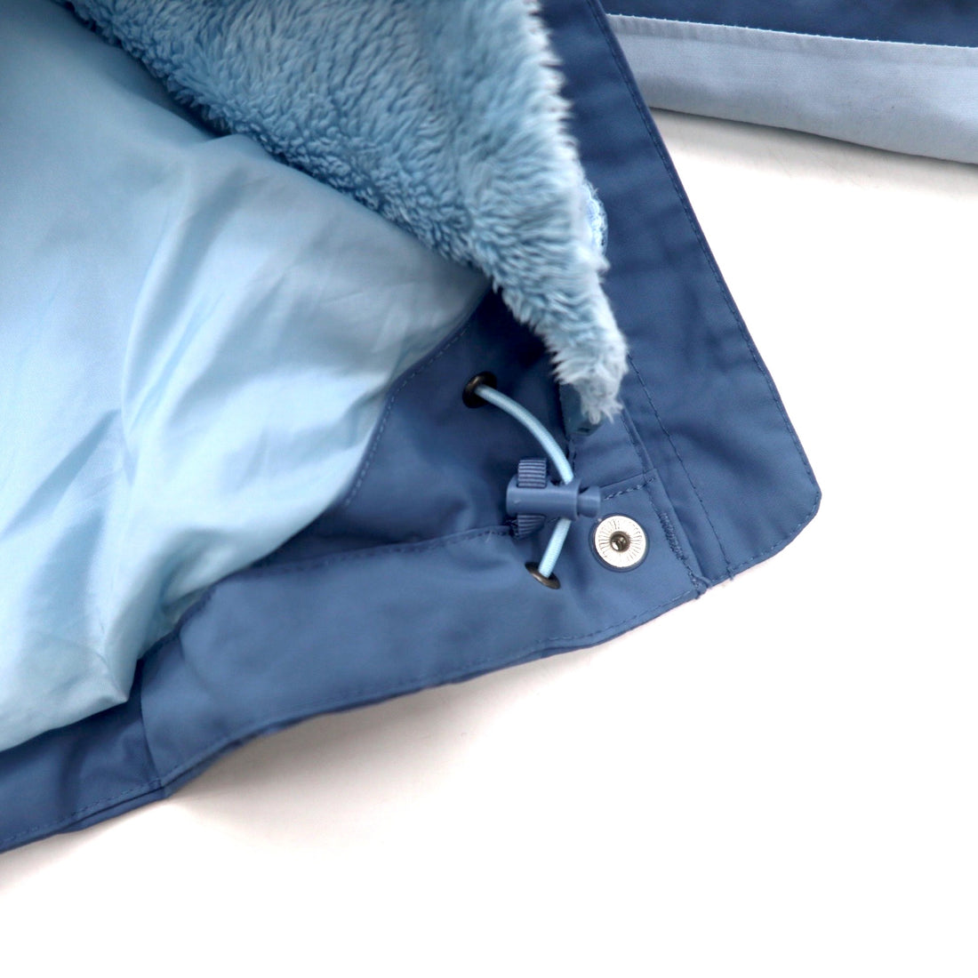 THE NORTH FACE 3WAY Mountain Parka M Blue Nylon HYVENT Waterproof Breathable Fleece Liner Detachable Hood US Standard