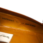 mezlan Spanish-made Quilted Tassel Loafers, Size 28cm, Brown Leather, SANTANDER