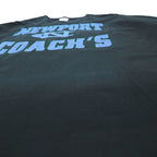 JERZEES ヘビーウェイト 3段プリント カレッジ Tシャツ 2XL ブラック ナンバリング NEWPORT COACHS ビッグサイズ ホンジュラス製