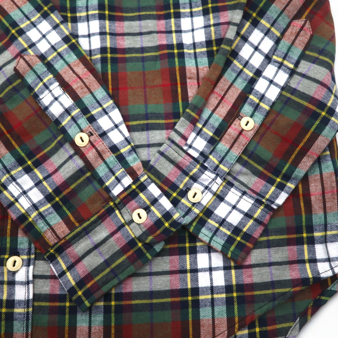 Sunday Works USA製 フード付き チェックシャツ XL レッド グリーン UNION MADE