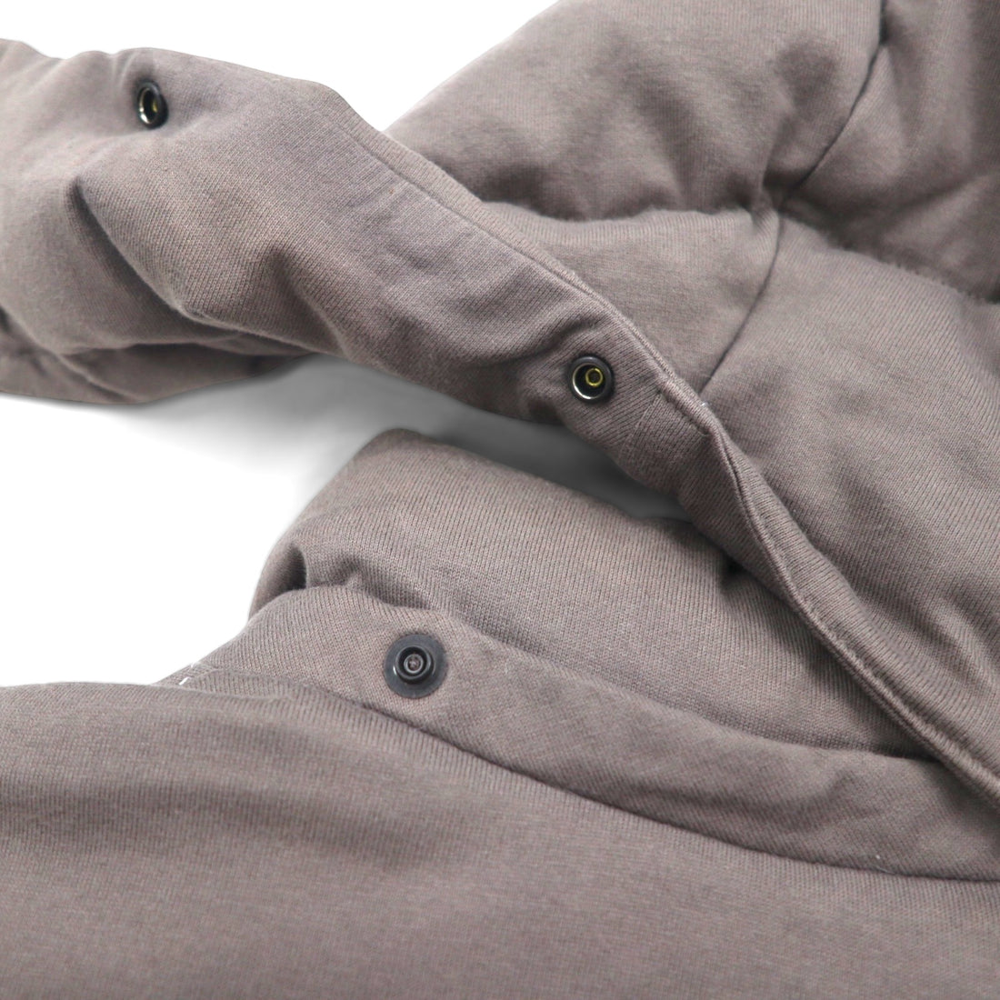 KITH × NANO UNIVERSE × 西川ダウン NAKAMEGURO QUARTER-ZIP PULLOVER CINDER プルオーバー ダウンジャケット S カンガルーポケット アノラック パーカー KH1080