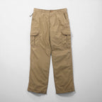LLBean Outdoor Cargo Pants, Size M, Beige, Cotton, Natural Fit, Camouflage Lining, 505908