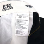 Dickies 874 オリジナルフィット ワークパンツ チノパンツ L ブラック 11874BK