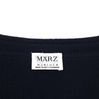 80s W.Germany Vintage Cardigan ニット カーディガン L ネイビー Vネック MARZ MUNCHEN 西ドイツ製 80年代