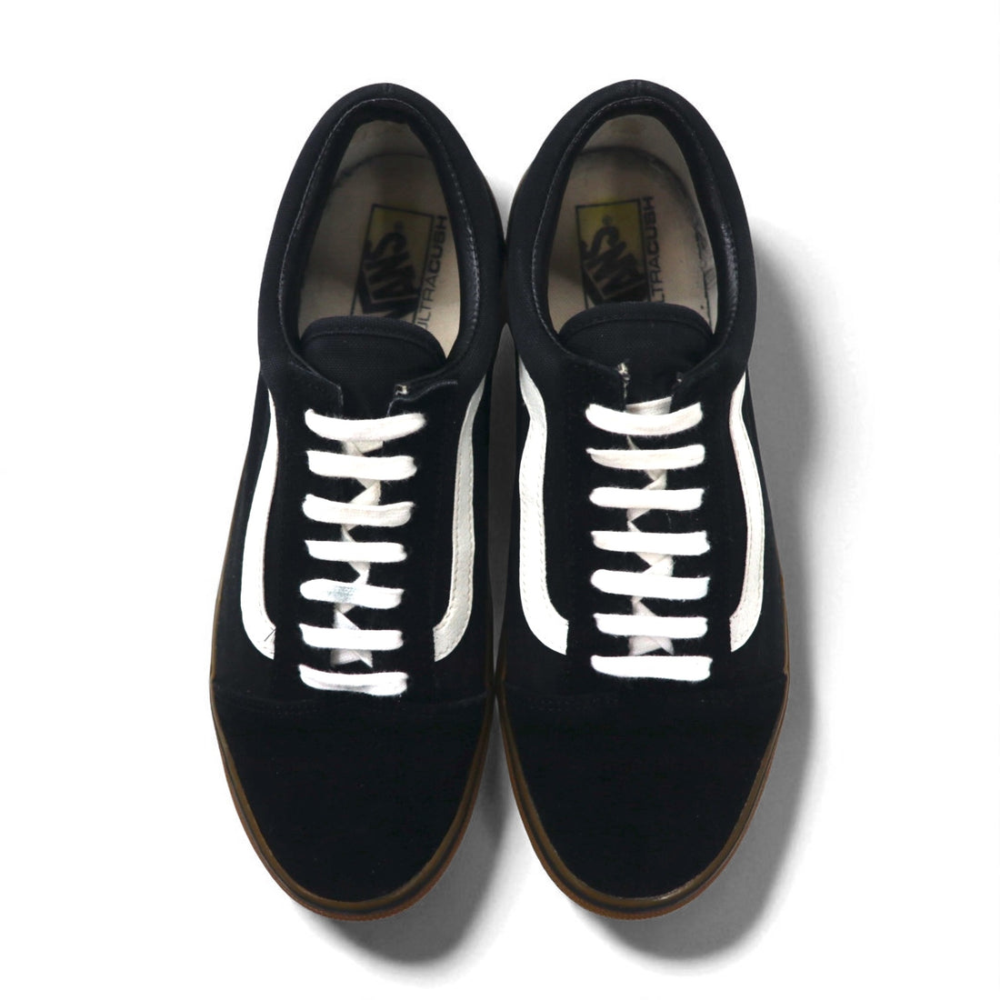 VANS オールドスクール OLD SKOOL DX スエード スニーカー 26.5cm ブラック キャンバス ガムソール V36CL+ 556436-0014