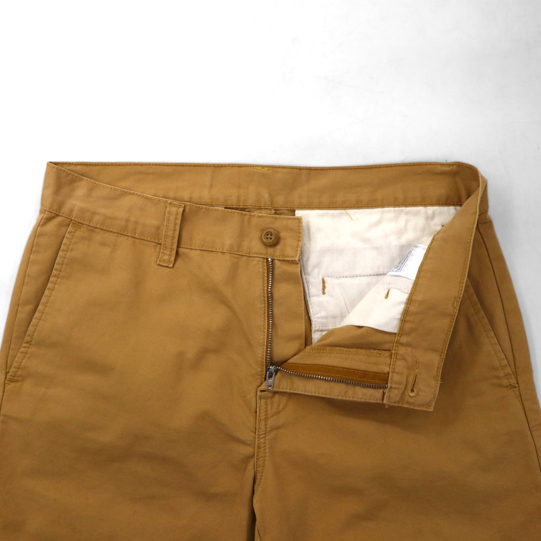 Carhartt WIP Prime Short Chino Pants, Size M, Beige Cotton, 1015025