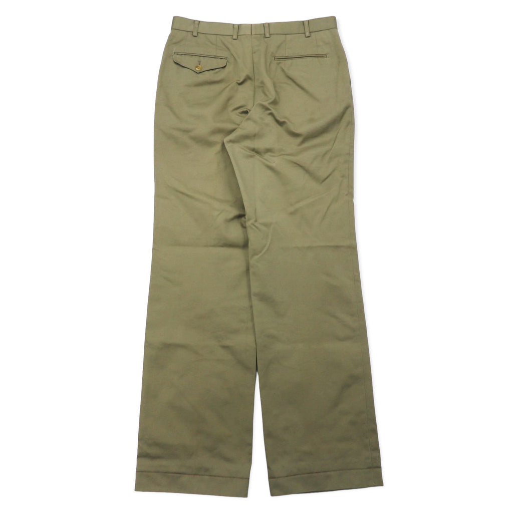 Burberrys Old Cotton Twill Chino Slack Pants 85 Beige Made in Japan