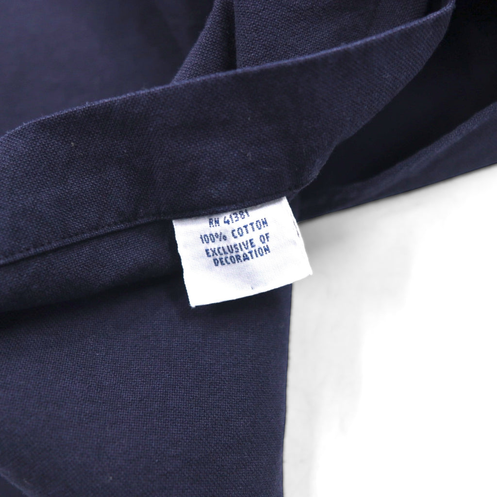 Ralph Lauren Button-Down Shirt, XL, Navy Cotton, Small Pony Embroidery