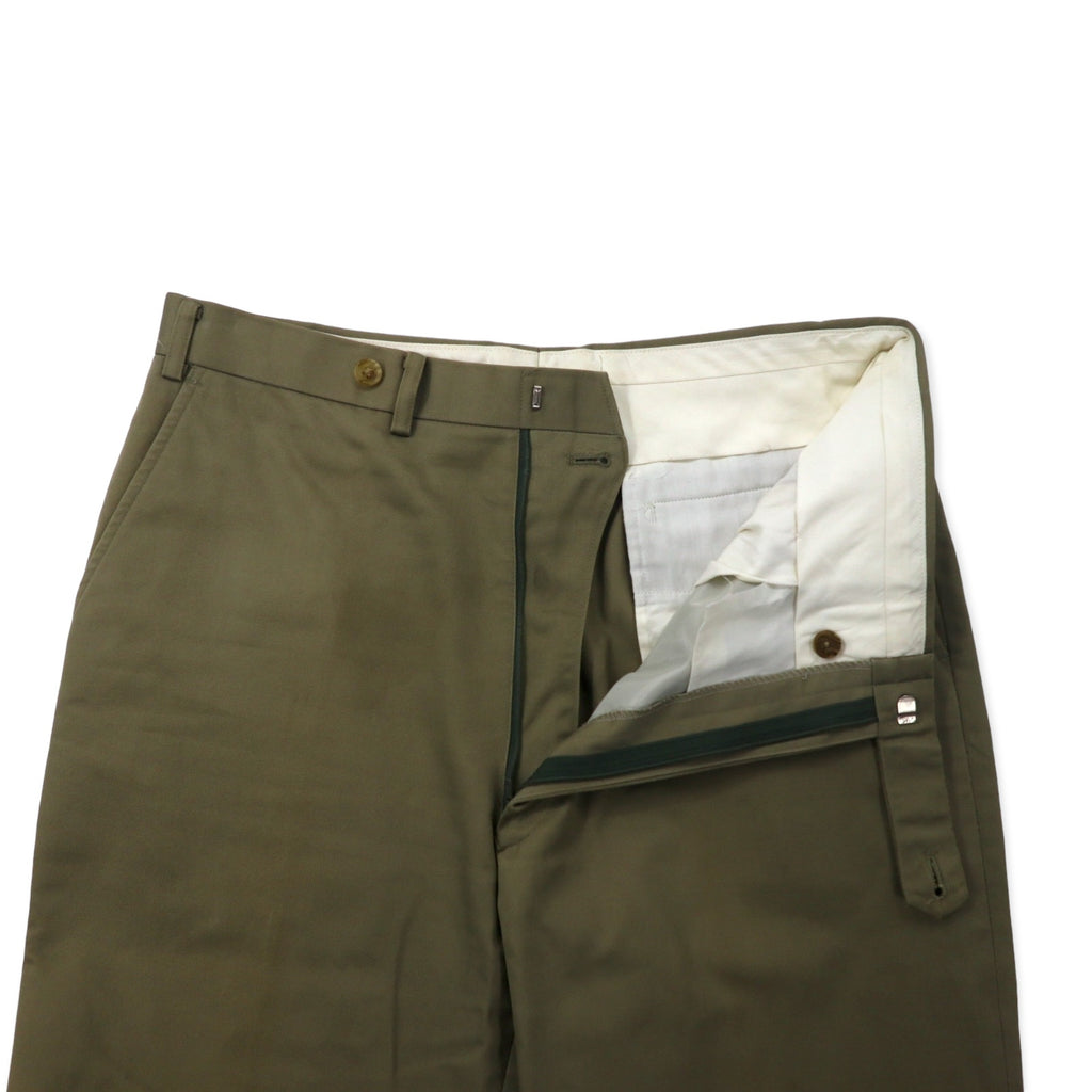 Burberrys Old Cotton Twill Chino Slack Pants 85 Beige Made in Japan