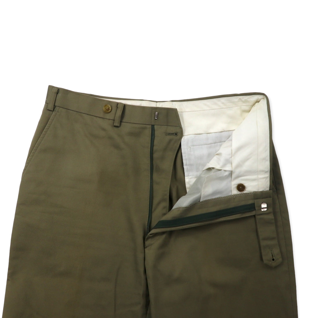Burberrys Old Cotton Twill Chino Slack Pants 85 Beige Made in Japan