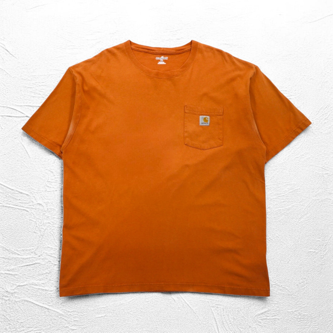 Carhartt Pocket T-Shirt, Pocket T, XL, Orange, Cotton, Honduras Match