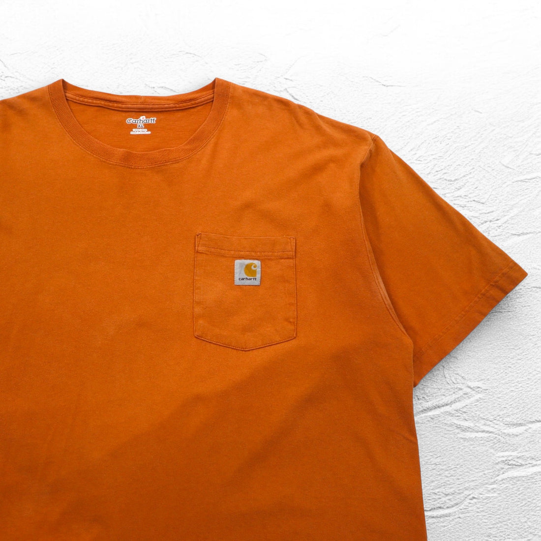 Carhartt Pocket T-Shirt, Pocket T, XL, Orange, Cotton, Honduras Match