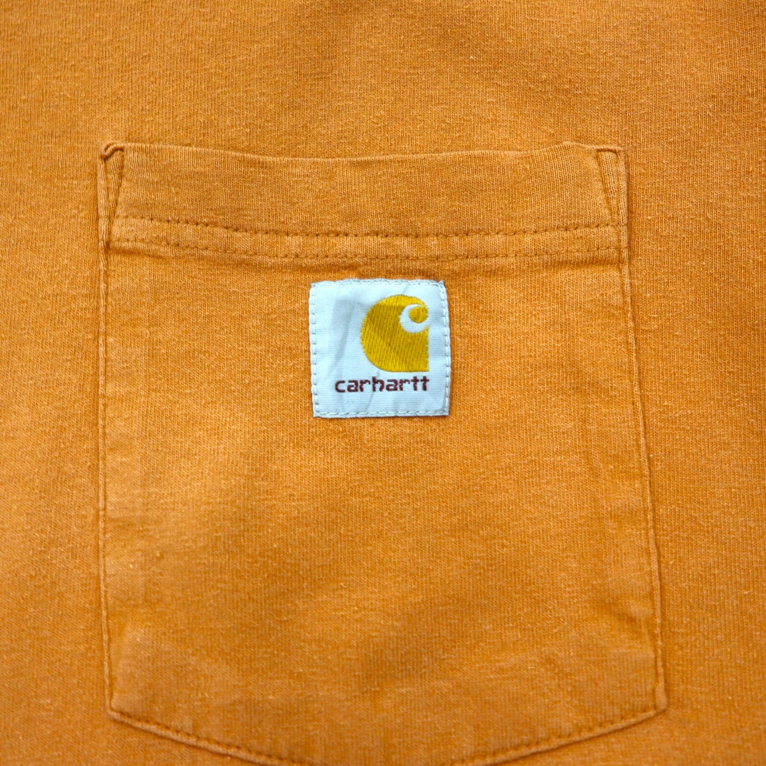 Carhartt Pocket T-Shirt, Pocket T, XL, Orange, Cotton, Honduras Match