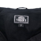 Alfredo VERSACE ( A.VERSACE ) 90年代 ナイロンジャケット パーカー L ブラック メッシュライナー