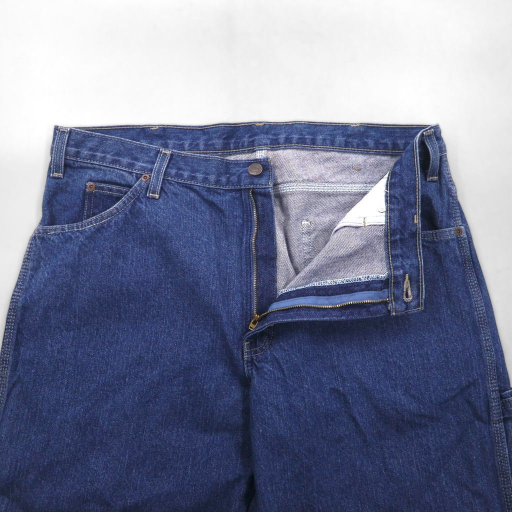 Dickies Painter Denim Jeans, Size L, Indigo, 5-Pocket, Zip Fly