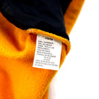 Columbia 90s Nylon Switch Full Zip Fleece Vest XL Yellow Polyester TITANIUM One Point Logo Embroidered Double Zip