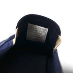 POLO RALPH LAUREN THOMPSON III-NE Slip-On Sneakers, Size 27cm, Navy Canvas with Embroidered Emblem