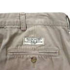 Polo by Ralph Lauren 90年代 ポロチノ ANDREW PANT 2タック ワイド チノパンツ L ベージュ
