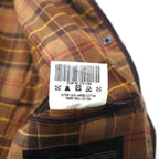 Barbour イギリス製 Utility Mac ユーティリティマック オイルドジャケット XL ブラウン 襟コーデュロイ ベルト付き L1502